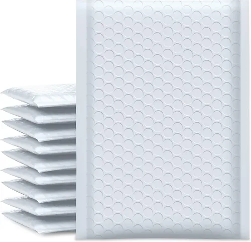 Vista 14 de UCGOU Sobres de burbujas de 4 x 8 pulgadas, color negro, paquete de 100 sobres acolchados de polietileno para pequeñas empresas, paquetes de correo