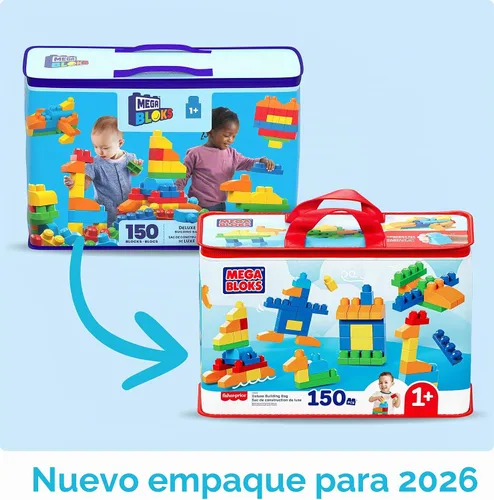 Vista 11 de MEGA BLOKS First Builders Deluxe Building Bag - Juego de juguetes