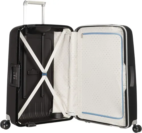 Vista 4 de Samsonite Maleta, Azul, Spinner S (21.7 in-34 L), Negro
