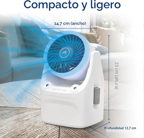 Vista 7 de Arctic Air Enfriador de aire portátil Ice Jet X3, modos de niebla dual, hasta 8 horas de tiempo de enfriamiento, enfriador portátil de 3 velocidades