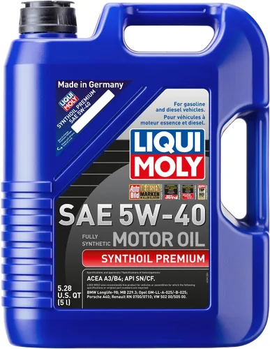 Vista 2 de Aceite sintético para motor Liqui Moly 5W-40 de primera calidad