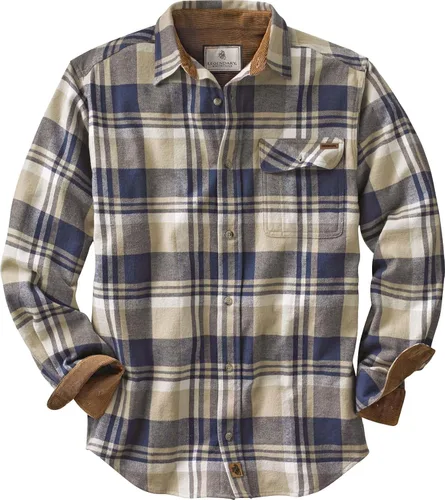 Vista 22 de Legendary Whitetails Camisa de franela de manga larga con botones para hombre, 100% algodón