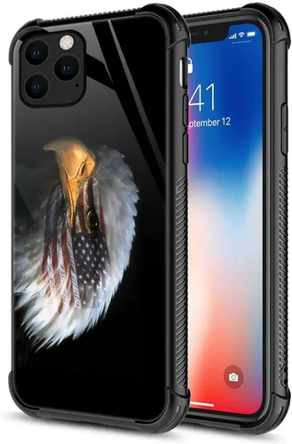 Vista 36 de ZHEGAILIAN Funda compatible con iPhone 12/12 Pro, funda de invasión de vaca alienígena OVNI, parte trasera de vidrio templado + funda protectora