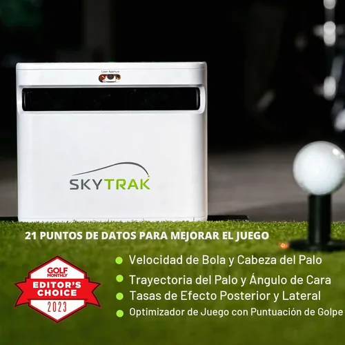Vista 4 de Monitor de lanzamiento de golf y simulador de golf SkyTrak+