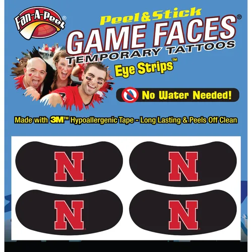 Vista 26 de Fan-A-Peel Tatuajes temporales sin agua de App State, hipoalergénicos, para despegar y pegar, tatuajes temporales impermeables