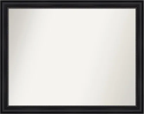 Vista 39 de Amanti Art Espejo personalizado, espejo de baño negro Astor, espejo de pared o espejo de tocador de baño sobre el fregadero (25 x 25 pulgadas)
