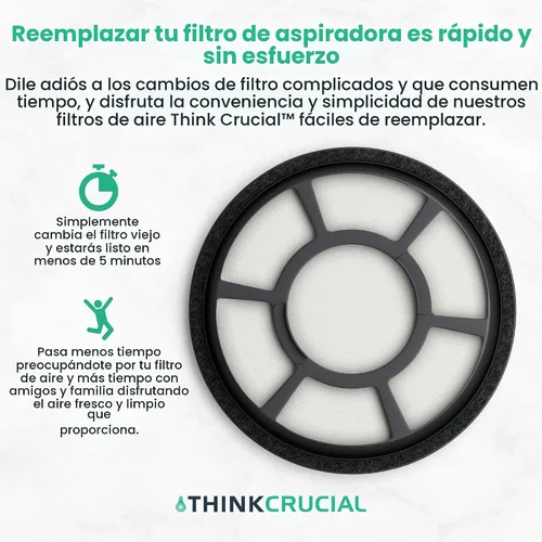 Vista 4 de 1 filtro de vacío de repuesto compatible con Black & Decker Parte # BDASV102 y modelos Air Swivel Pre Filter Parte, compatible con aspiradora