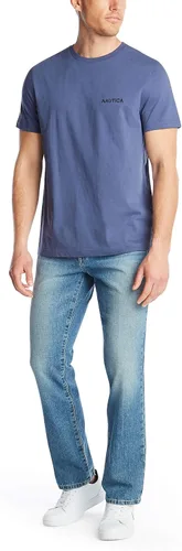 Vista 2 de Nautica Mens Solid Short Sleeve J-Class Tee