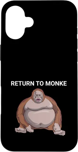 Vista 23 de Reject Humanity Return to Monkey Uh Oh Stinky Funny Monke Case for iPhone 17