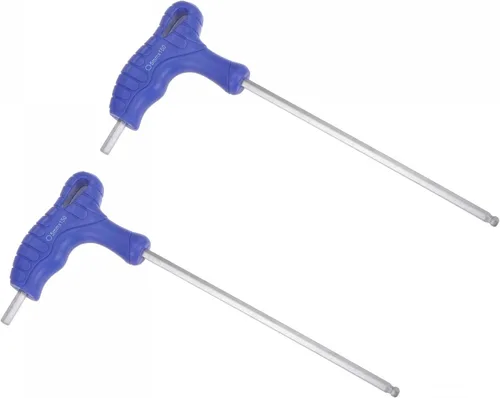 Vista 9 de uxcell Llave hexagonal de extremo de bola de 0.059 in, llave inglesa con mango en T, acero métrico CR-V, 2