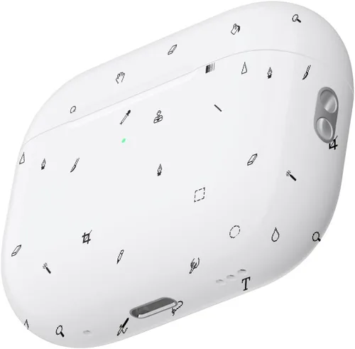 Vista 3 de MightySkins - Fundas compatibles con Apple AirPods Pro 2 - Patrón de píxeles Funda protectora de vinilo duradera y única Fácil de aplicar