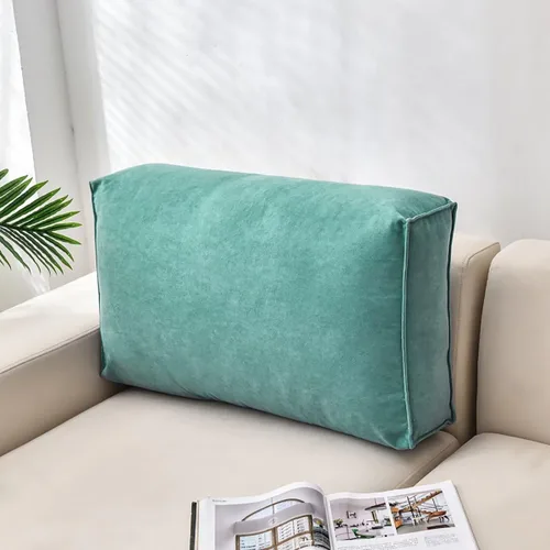 Vista 10 de Almohada de lectura rectangular Cojín de apoyo para la espalda, almohada de cabecero, cojín de respaldo suave, cojín de respaldo suave, almohada