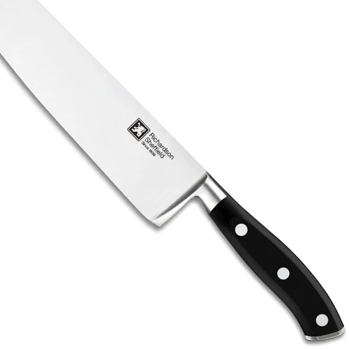 Vista 4 de Richardson Sheffield Cuchillo de chef profesional Vulcano FN180 de 10 pulgadas, acero inoxidable, aprobado por NSF