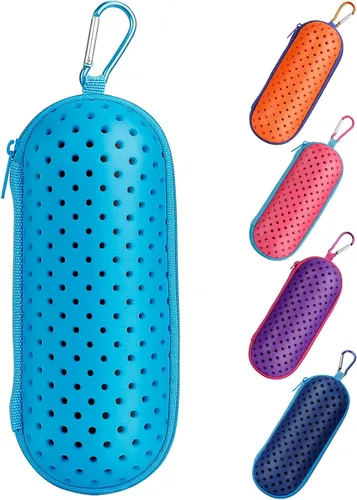 Vista 10 de Estuche para Gafas de Natación para Gafas de Natación, Fundas Protectoras para Gafas con Clip, Gafas de Sol, Gafas, Deportes