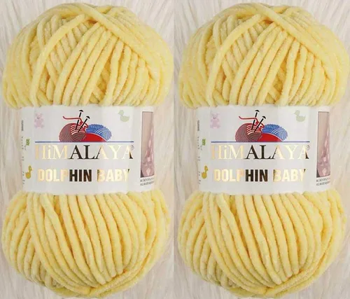 Vista 18 de Himalaya Dolphin 80301 - Ovillo de lana para tejer, 2 madejas, 264 yardas, 2 x 3.53 oz (80301)