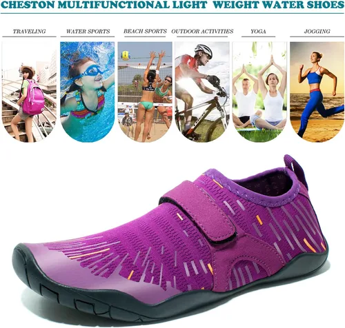 Vista 5 de Cheston Zapatos acuáticos de secado rápido para hombre y mujer