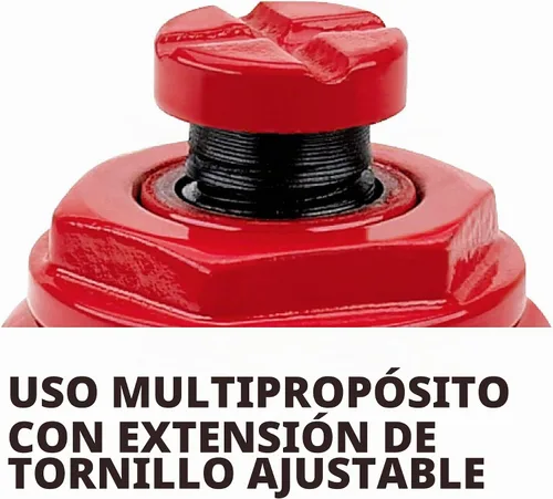 Vista 4 de Powerbuilt 640911 - Gato de botella de 6 toneladas, hidráulico, base estable para trabajo pesado, capacidad de elevación de 12000 libras, válvula
