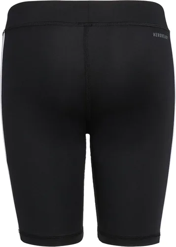 Vista 2 de adidas Pantalones cortos de bicicleta de 3 rayas con cintura desmontable para niñas