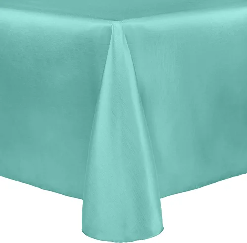 Vista 2 de Ultimate Textile - Paquete de 2 manteles rectangulares reversibles de satén Shantung - Majestic - Mantel rectangular de 108 x 156 pulgadas