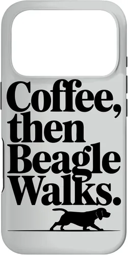 Vista 29 de Funny Beagle Walks Dad Beagle Mom Parent Beagle Coffee Case for iPhone XR