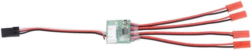 Vista 5 de Dilwe Controlador de tira de luz LED de barra de luz LED para avión de control remoto (3S)