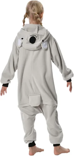 Vista 5 de GONAAP Unisex Kids Onesie Plush One Piece Pajamas Cosplay Animal Onesie Girls Family Costume