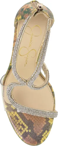 Vista 5 de Jessica Simpson Jacory - Sandalias de tacón adornadas para mujer