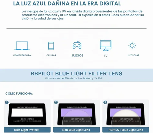 Vista 6 de Gafas de lectura para hombre, cuadrado, doble puente, bloqueo de luz azul, para lectura de computadora