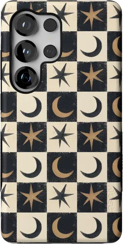 Vista 212 de Casely Funda para Galaxy S9 Postura de cadáver Yoga de esqueleto Diseño protector delgado esencial de doble capa