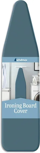 Vista 2 de Whitmor Funda para tabla de planchar, azul Funda para tabla de planchar lavable a máquina con tela de 3.10 oz/m² y cuerda para tablas de 13-15 x
