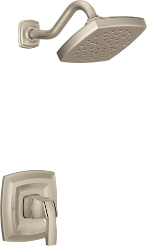 Vista 10 de Moen UT3692EPBG Voss M-CORE 3-Series - Kit de molduras de ducha de rendimiento ecológico con 1 mango, requiere válvula, oro cepillado
