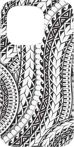 Vista 14 de Funda de arte tribal polinesio para iPhone 16