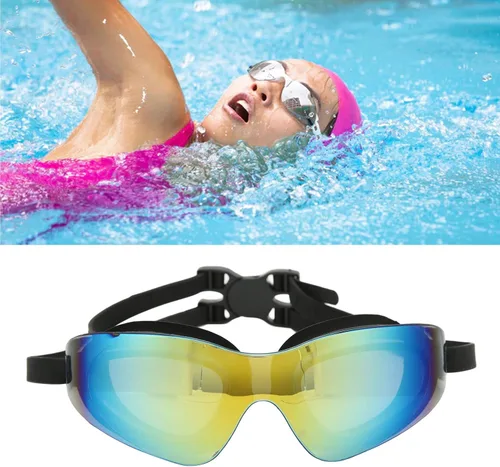 Vista 2 de GLOGLOW Gafas de natación, gafas de natación de gran angular para natatorio