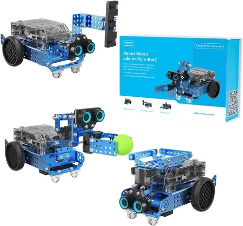 Vista 11 de Makeblock mBot2 Robot de Codificación para Niños, Soporte de Aprendizaje AI con Programación Scratch y Python, Kit de Robótica para Niños de 8 a 12