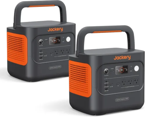 Vista 10 de Jackery Explorer 2000 v2 Estación de Energía Portátil, Batería de Respaldo Doméstica LiFePO4 de 2042Wh, Generador Solar de 2200W, Carga Rápida USB-C