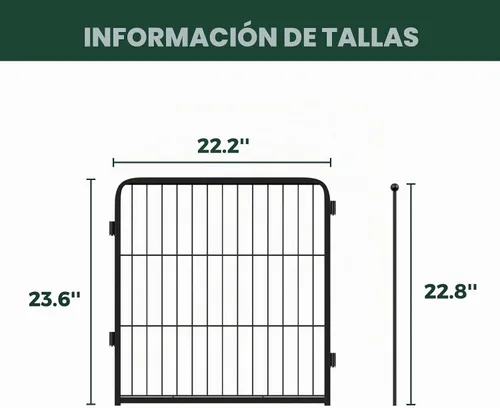 Vista 4 de FXW Homeplus Unleashed Corralito para Perros de Interior - Juego Sin Estrés y Seguro, Resistente de 24 Pulgadas 2 Paneles Corralito para Cachorros