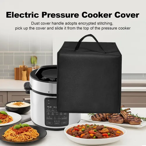 Vista 4 de Cubierta antipolvo para olla a presión eléctrica para freidora de aire Chefman TurboX 4 en 1, resistente al agua, funda de nailon impermeable