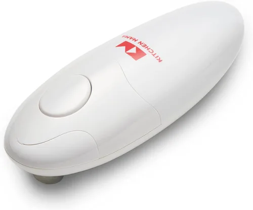 Vista 9 de Kitchen Mama Abrelatas Eléctrico Automático: Abre Tus Latas con Una Simple Pulsación de Botón - Automático, Manos Libres, Borde Liso, Funciona
