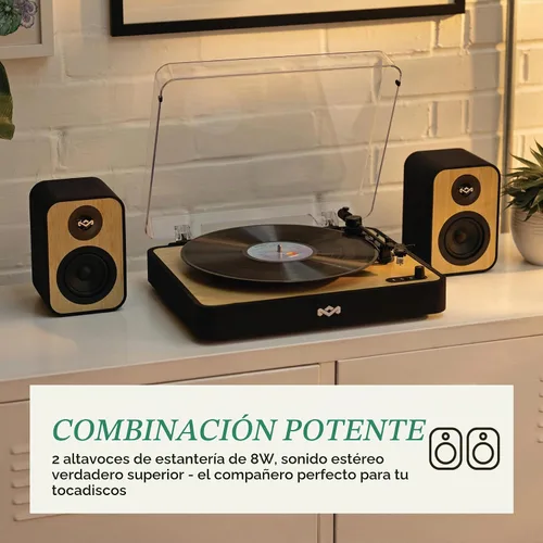 Vista 3 de House of Marley Uplift - Altavoces Bluetooth para estantería, acabado