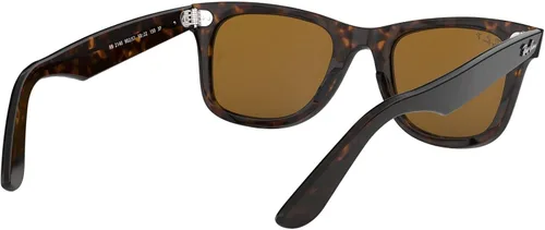 Vista 7 de Ray-Ban RB2140 Original Wayfarer Gafas de sol cuadradas polarizadas, Negro, tortuga