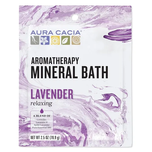 Vista 3 de Aura Cacia Baño mineral de aromaterapia, eucalipto claro, paquete de 2.5 onzas (paquete de 3)