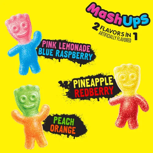 Vista 5 de SOUR PATCH KIDS Heads - 2 sabores en 1 caramelo suave y masticable, bolsas de 12 - 8 onzas