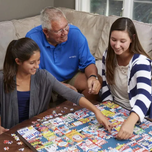 Vista 5 de White Mountain Puzzles I Love California - Rompecabezas de 1000 piezas