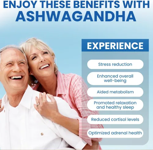 Vista 6 de Well of Life Ashwagandha Suplementos 1300mg por porción – con extracto de pimienta negra para calma, concentración y apoyo para dormir 60 cápsulas