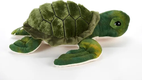 Vista 7 de The Petting Zoo Conservation - Peluche de tortuga marina, regalos para niños, animales del océano, juguete de peluche de tortuga marina de 18