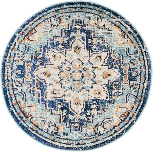 Vista 55 de Safavieh MAD473E - Tapete con diseño de medallón desgastado, bohemio elegante, colección Madison, no suelta pelos, fácil de cuidar, alto tránsito