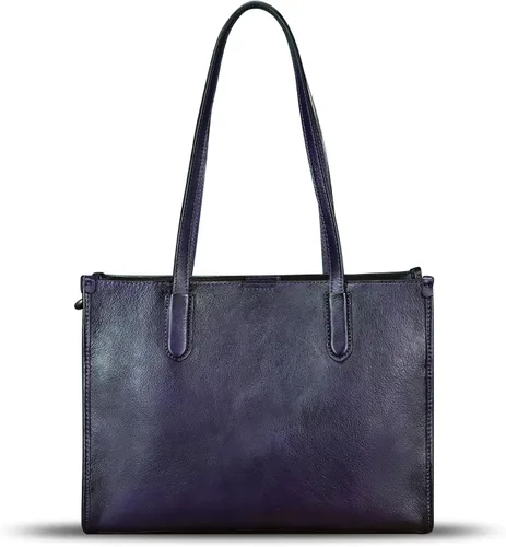 Vista 3 de Genuine Leather Shoulder Ba for Women Tote Bag Crossbody Hobo Bags Vintage Satchel Purse Handbag