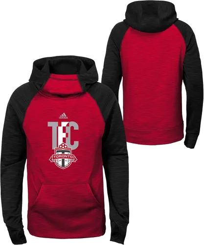 Vista 3 de adidas Sudadera con capucha de manga larga Target Forward para niñas de la MLS, variación del
