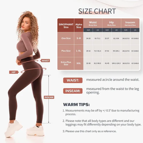Vista 6 de SINOPHANT Leggings de cintura alta para mujer, pantalones capri de yoga suaves y largos para entrenamiento atlético