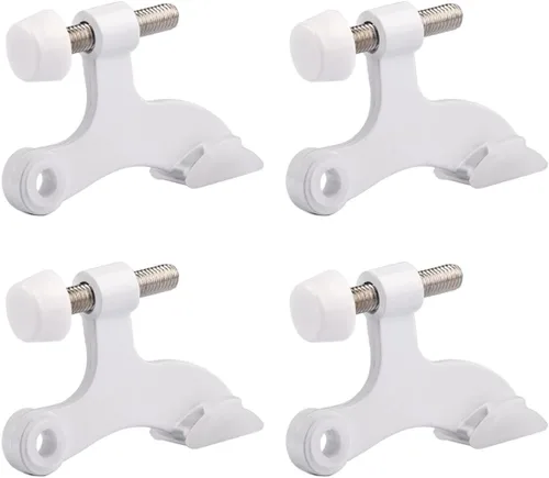 Vista 14 de HOMOTEK Paquete de 12 Topes de Puerta de Latón Antiguo de Pasador de Bisagra, Tope de Puerta Ajustable de Lujo Resistente de 2-1/2"x1-3/4